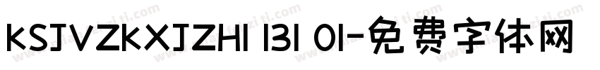 KSJVZKXJZH1 131 01字体转换